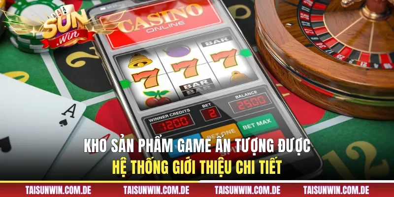 Danh sách kho game được giới thiệu trên cổng game 